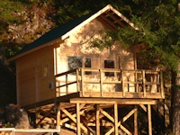 Custom cottages kit built on Nelson Island BC Canada by bavariancottages.com